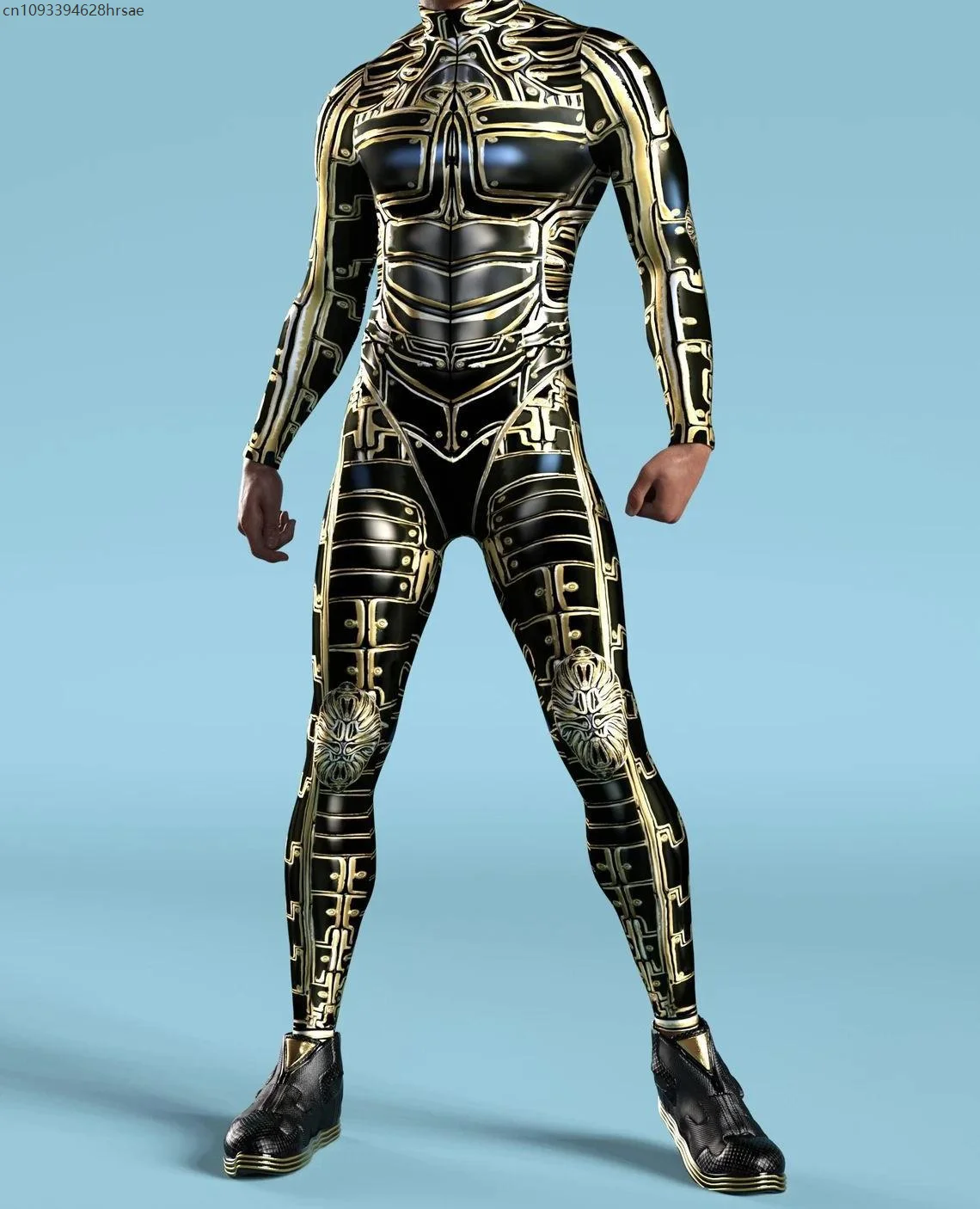 Men Women CyberPunk Muscle Jumpsuit 3D Colored Drawing Cosplay Bodysuit Steampunk Costume Halloween Party Shows Zentai Suit
Men Women CyberPunk Muscle Jumpsuit 3D Colored Drawing Cosplay Bodysuit Steampunk Costume Halloween Party Shows Zentai Suit