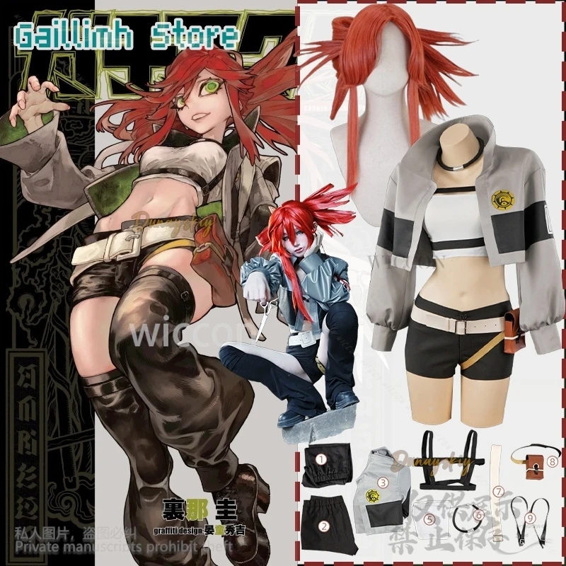 New Anime GACHIAKUTA Cosplay Riyo Costume Punk Fashionable Short Jacket Shorts Y2K Uniform Jirai Kei Girls Wigs Bag Customized
New Anime GACHIAKUTA Cosplay Riyo Costume Punk Fashionable Short Jacket Shorts Y2K Uniform Jirai Kei Girls Wigs Bag Customized