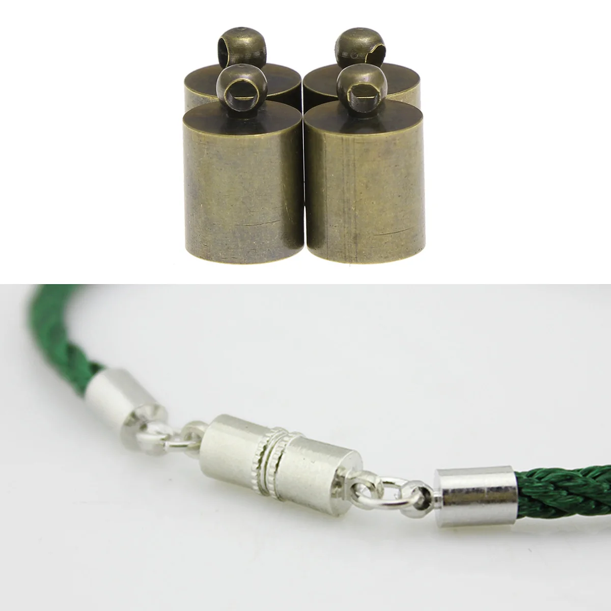 50 Pcs Copper Beads Tip Tassel End Caps Crimp Findings Round Cord Clasp for Necklace Bracelet Jewelry Making
50 Pcs Copper Beads Tip Tassel End Caps Crimp Findings Round Cord Clasp for Necklace Bracelet Jewelry Making