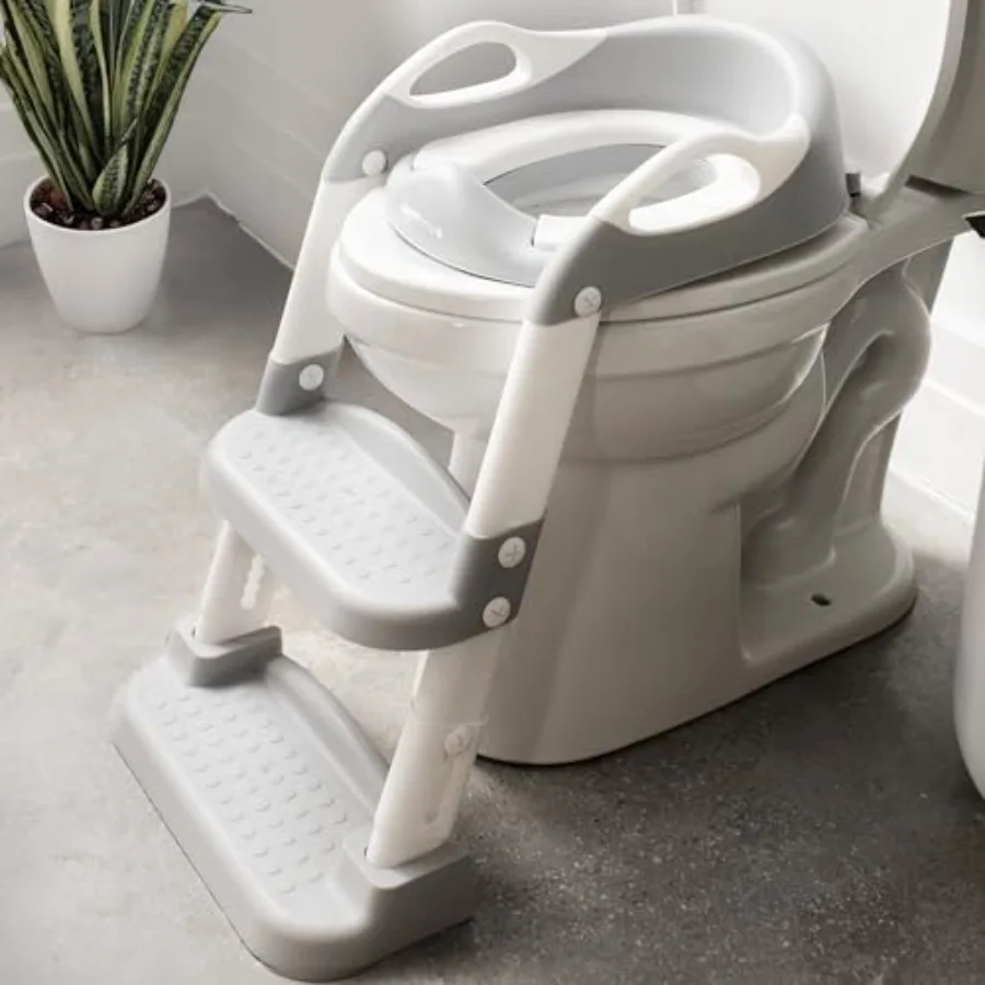 【Spot goods】Jool Baby Potty Training Seat with 2 Step Ladder for Toddlers - Splash Guard Adjustable Height Gray
【Spot goods】Jool Baby Potty Training Seat with 2 Step Ladder for Toddlers - Splash Guard Adjustable Height Gray