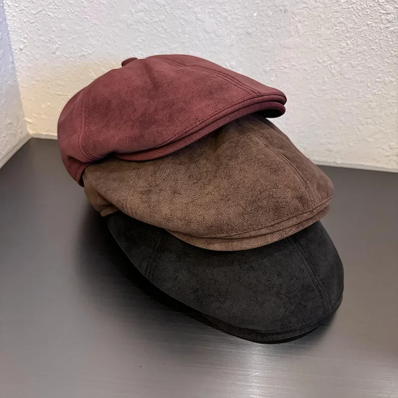 Vintage American Slouchy Suede Newsboy Cap Women Winter Autumn Painter Hat Large Size Flattering Reversible Design
Vintage American Slouchy Suede Newsboy Cap Women Winter Autumn Painter Hat Large Size Flattering Reversible Design