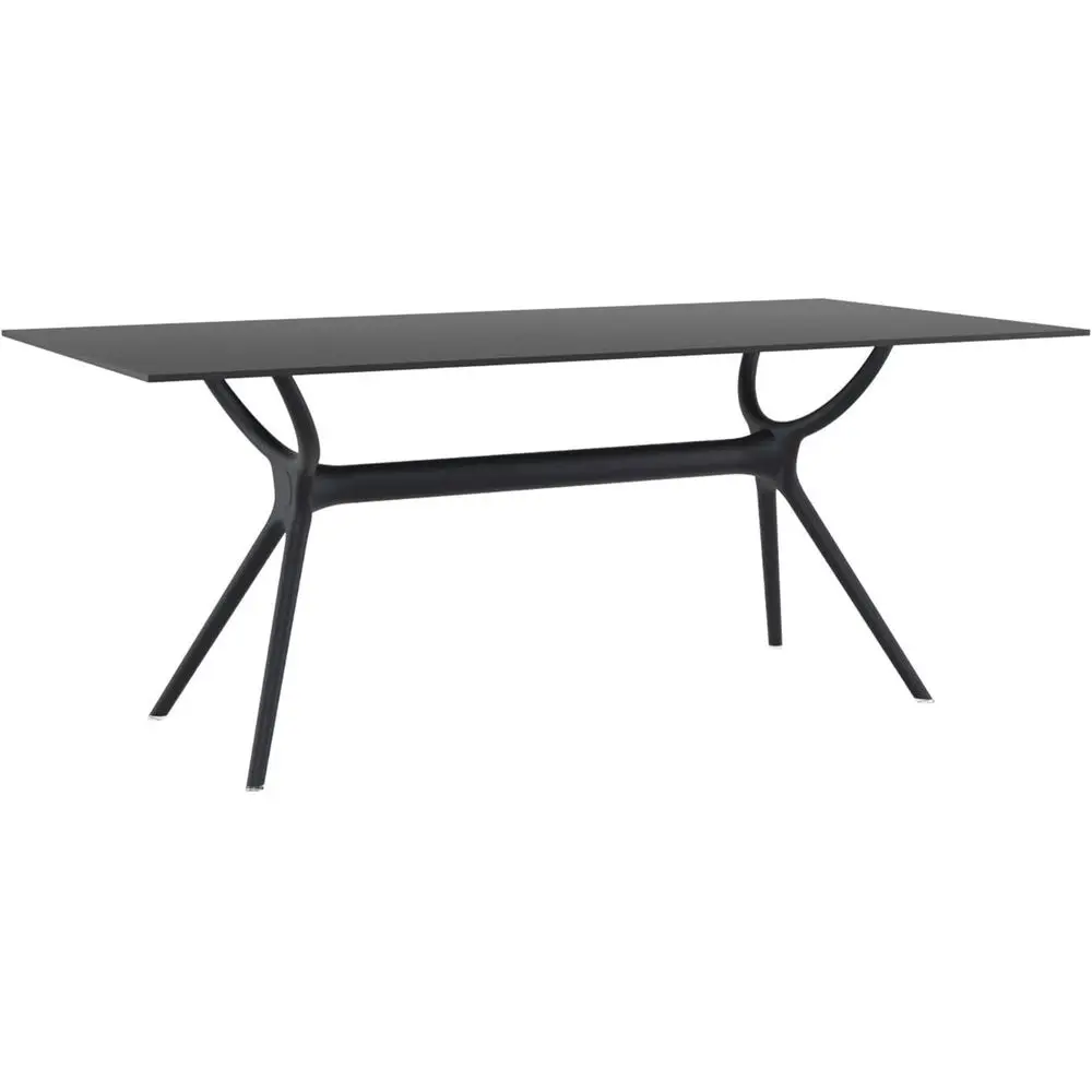 71 Black Outdoor Dining Table, Durable Commercial Quality
71 Black Outdoor Dining Table, Durable Commercial Quality