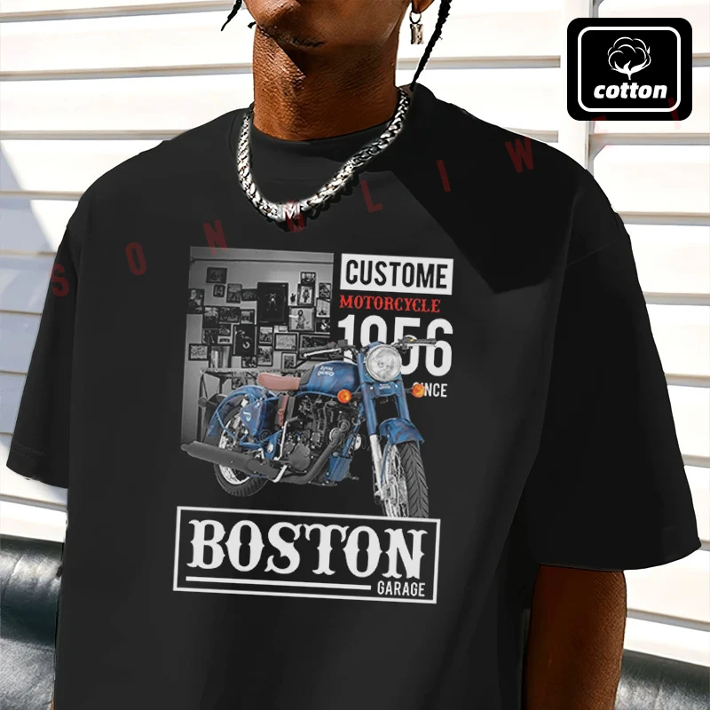 Texture Jeans PatternBoston Motorcycle Custome Moto T-Shirt Vintage Cotton Plain Mens Funny T Shirts Casual Harajuku Clothes
Texture Jeans PatternBoston Motorcycle Custome Moto T-Shirt Vintage Cotton Plain Mens Funny T Shirts Casual Harajuku Clothes