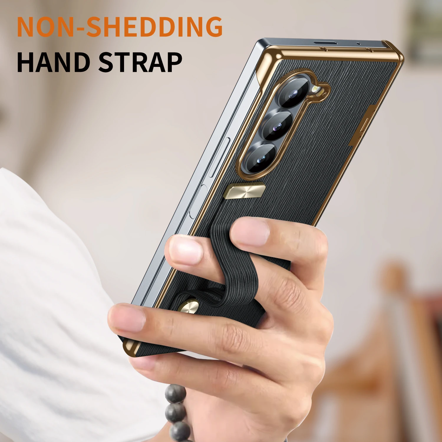 For Samsung z fold6 leather retractable wristband Z Fold5/4/3 invisible bracket all-inclusive anti-fall protective cover
For Samsung z fold6 leather retractable wristband Z Fold5/4/3 invisible bracket all-inclusive anti-fall protective cover