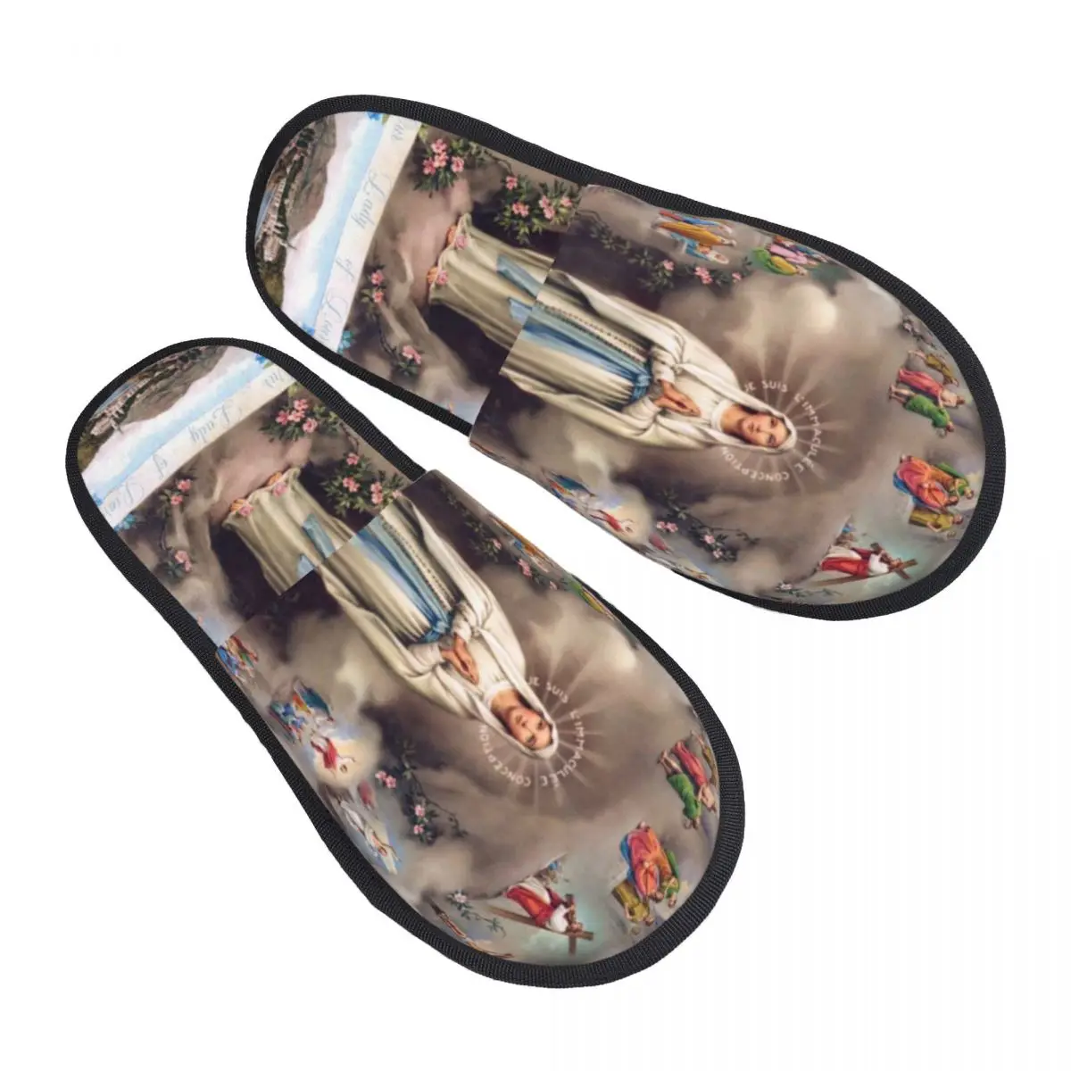 Custom The Virgin Mary House Slippers Women Cozy Memory Foam Slip On Bedroom Slipper Shoes
Custom The Virgin Mary House Slippers Women Cozy Memory Foam Slip On Bedroom Slipper Shoes