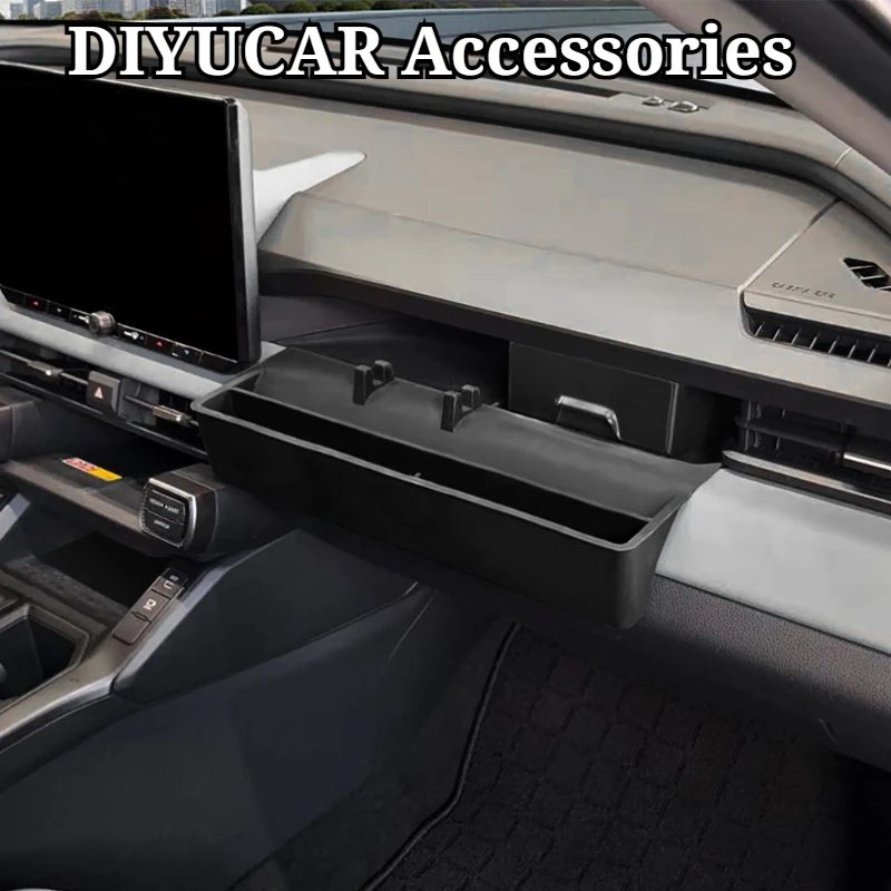 For Toyota Rav4 2026 ABS Black Car Co-pilot Drawer Storage Box Silicone Storage Box Tray Phone Holder Interior Car Accessories
For Toyota Rav4 2026 ABS Black Car Co-pilot Drawer Storage Box Silicone Storage Box Tray Phone Holder Interior Car Accessories