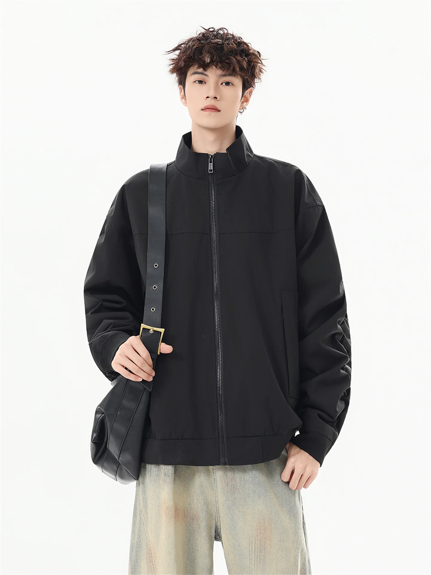 Bla Stand Collar Baseball Jaet Men's Casual American Sle Outdoor Sport Pilot Coat Youth Trend Loose Fit Summer Zipper
Bla Stand Collar Baseball Jaet Men's Casual American Sle Outdoor Sport Pilot Coat Youth Trend Loose Fit Summer Zipper