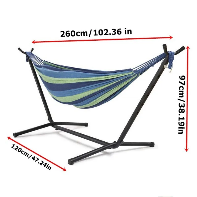 Detachable Stand Hammock Swing, Single Double Person Portable Camping Hammock with Horn Bracket for Outdoor Backyard Rest
Detachable Stand Hammock Swing, Single Double Person Portable Camping Hammock with Horn Bracket for Outdoor Backyard Rest