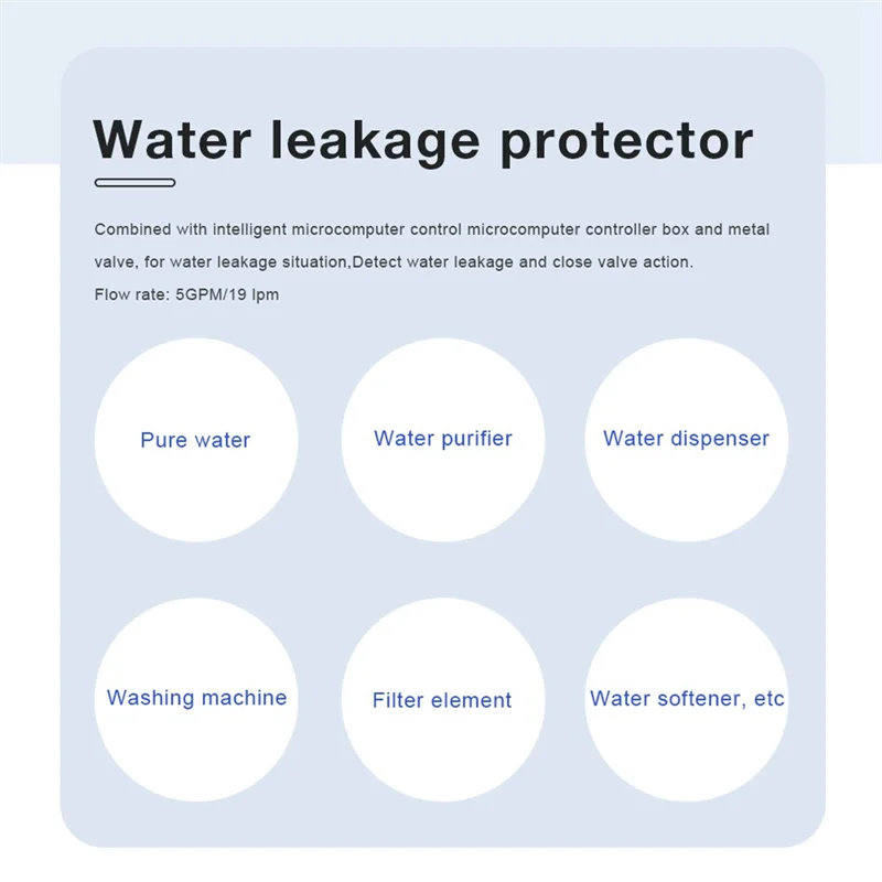 M13kleakage Detector Water Purifier HM Leakage Alarm With Protection Valve Water Pipe Leakage Detector Automatic Shutdown
M13kleakage Detector Water Purifier HM Leakage Alarm With Protection Valve Water Pipe Leakage Detector Automatic Shutdown