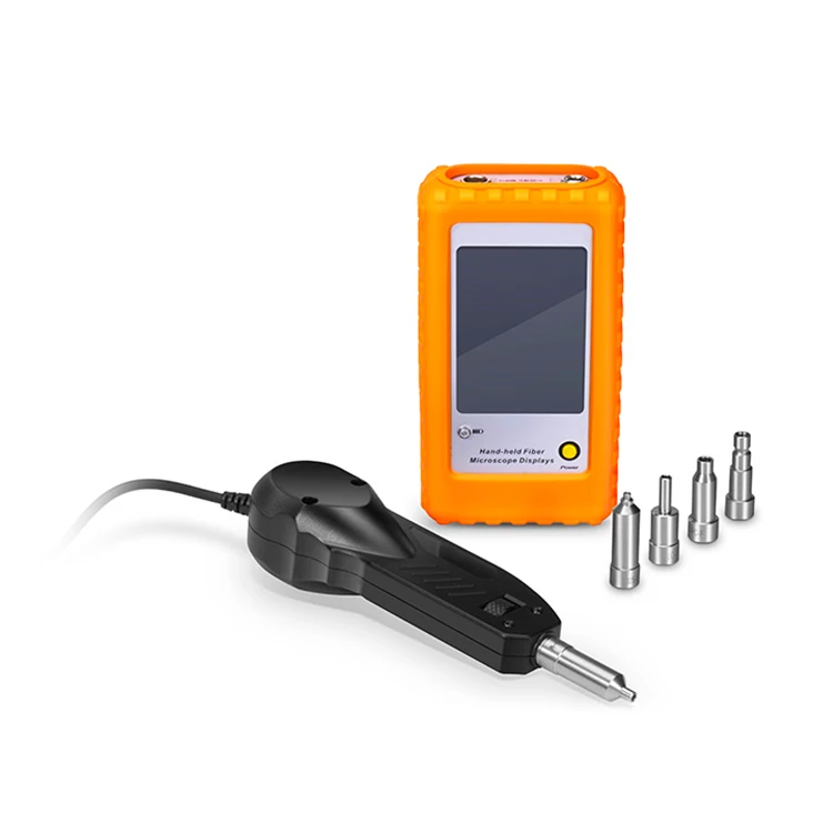 FCST221401 FT-Display LCD Screen 400X Handheld Fiber Optic Inspection Microscope Probe for LC/SC/FC Connectors FTTH Network Use
FCST221401 FT-Display LCD Screen 400X Handheld Fiber Optic Inspection Microscope Probe for LC/SC/FC Connectors FTTH Network Use