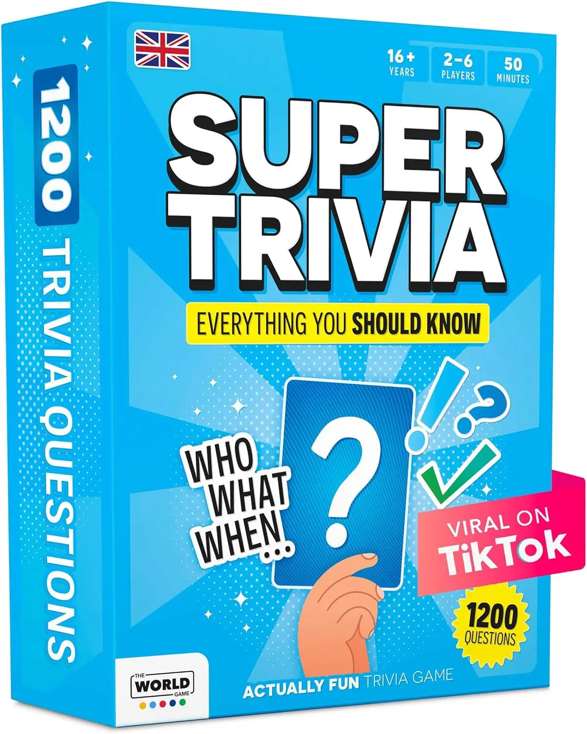 1200 Question Trivia Game for Adults & Family Road Trip Fun
1200 Question Trivia Game for Adults & Family Road Trip Fun