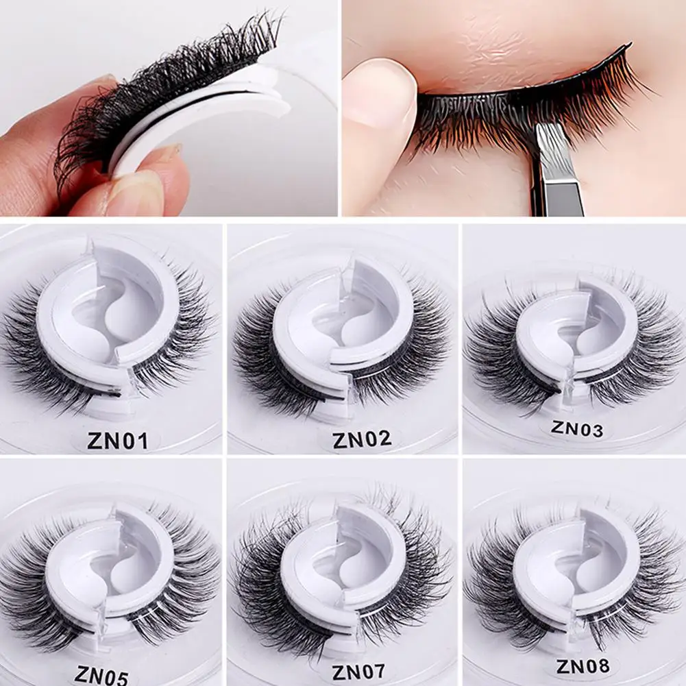 1Pair Reusable Self-Adhesive False Eyelashes Natural self-adhesive Hot of false Multiple glue-free reversible eyelashes pai R3T9
1Pair Reusable Self-Adhesive False Eyelashes Natural self-adhesive Hot of false Multiple glue-free reversible eyelashes pai R3T9