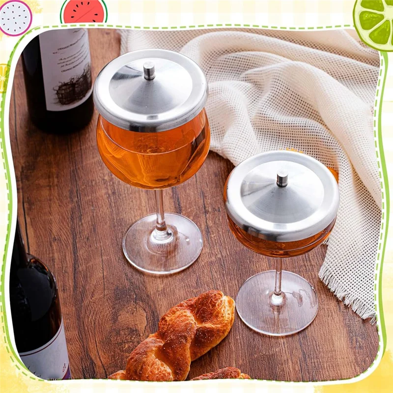 6 Pcs Stainless Steel Wine Glass Covers Cup Covers Wine Glass Covers To Keep Bugs Out For Drinks Coffee Mugs Tea Cups-A50M
6 Pcs Stainless Steel Wine Glass Covers Cup Covers Wine Glass Covers To Keep Bugs Out For Drinks Coffee Mugs Tea Cups-A50M