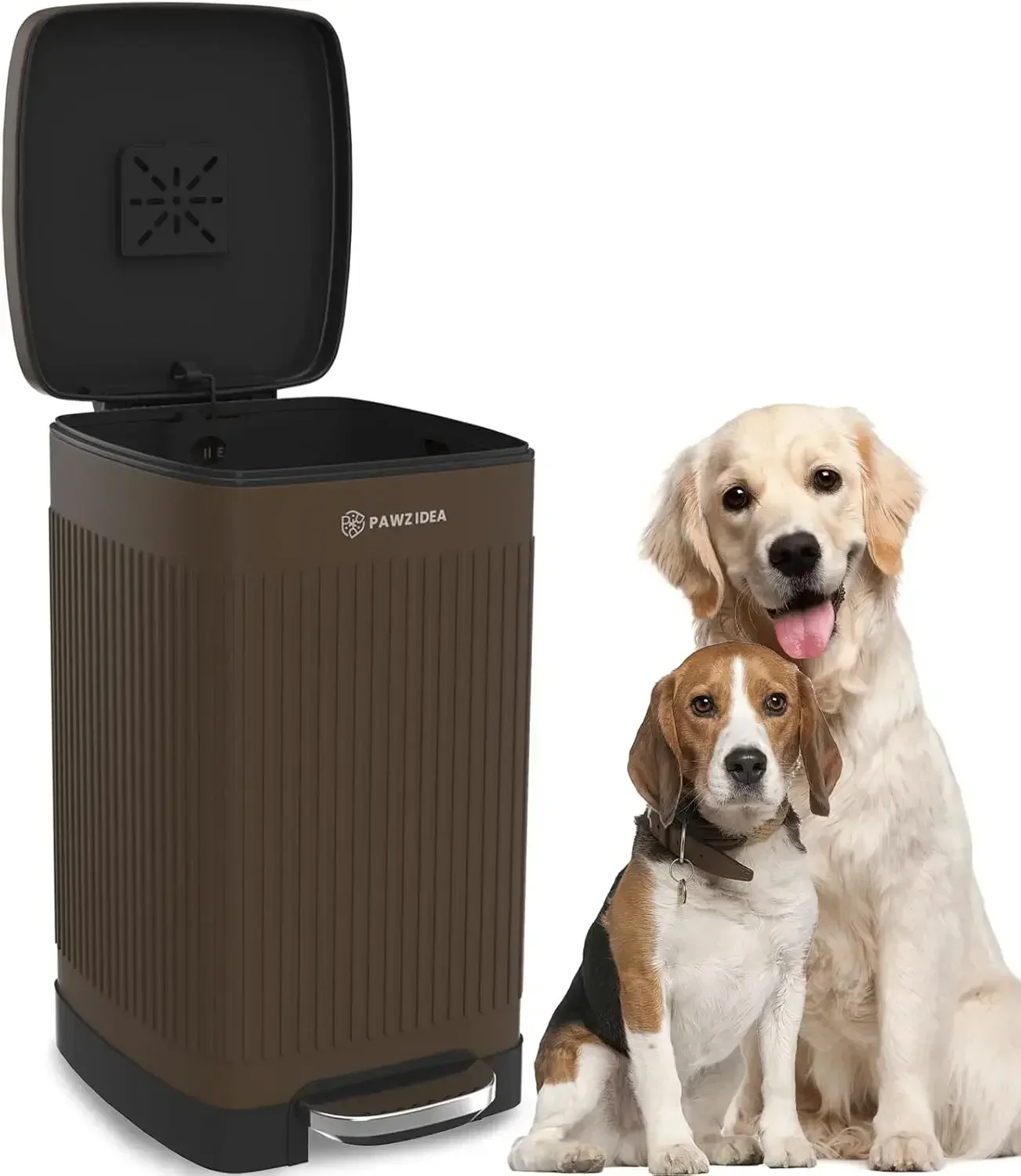 Dog Poop Trash Can Outside Odor Control, 5.3 Gallon Large Dog Waste Trash Can with Lid, Waterproof Poop Disposal Bin Outdoor Gar
Dog Poop Trash Can Outside Odor Control, 5.3 Gallon Large Dog Waste Trash Can with Lid, Waterproof Poop Disposal Bin Outdoor Gar
