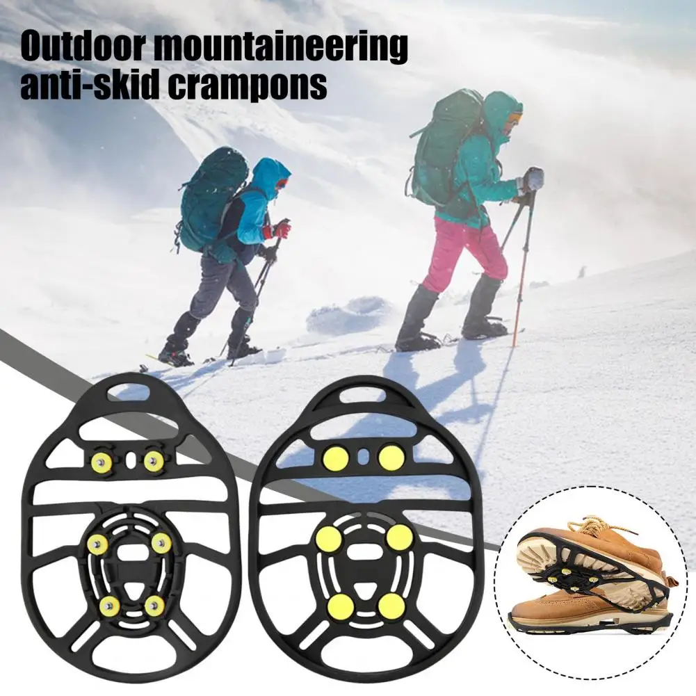 Snow Ice Safety Cleats Steel Studs Ice Traction Cleats for Mountain Climbing Outdoor Walk Anti-skid Shoe Gripper for Shoes
Snow Ice Safety Cleats Steel Studs Ice Traction Cleats for Mountain Climbing Outdoor Walk Anti-skid Shoe Gripper for Shoes