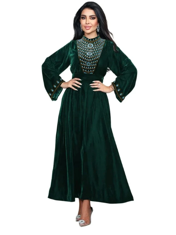 Бархатное платье Msulim Abaya для женщин, элегантное вечернее платье Abayas Morocco на шнуровке, макси Vestidos Kaftan, арабский длинный халат, новинка осени
Бархатное платье Msulim Abaya для женщин, элегантное вечернее платье Abayas Morocco на шнуровке, макси Vestidos Kaftan, арабский длинный халат, новинка осени