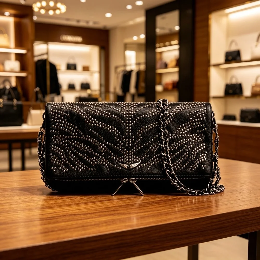 2026 Women Chain Shoulder Crossbody Bag Envelope Clutch Purse Wing Rhinestone Design For Party And Daily
2026 Women Chain Shoulder Crossbody Bag Envelope Clutch Purse Wing Rhinestone Design For Party And Daily