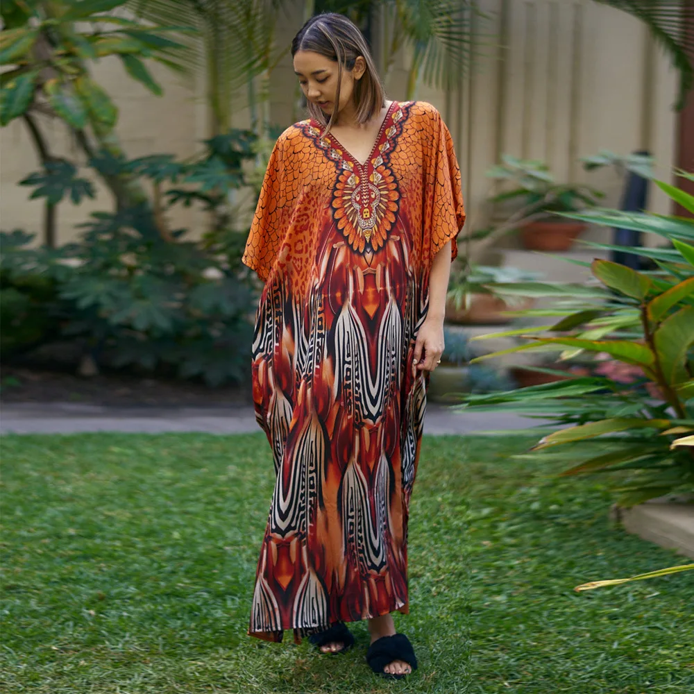 Fashion Muslim Oversized Robes Evening Dresses Tiger Pattern Summer Seeside Club Sundress Party Prom Dress Robe De Mariée
Fashion Muslim Oversized Robes Evening Dresses Tiger Pattern Summer Seeside Club Sundress Party Prom Dress Robe De Mariée
