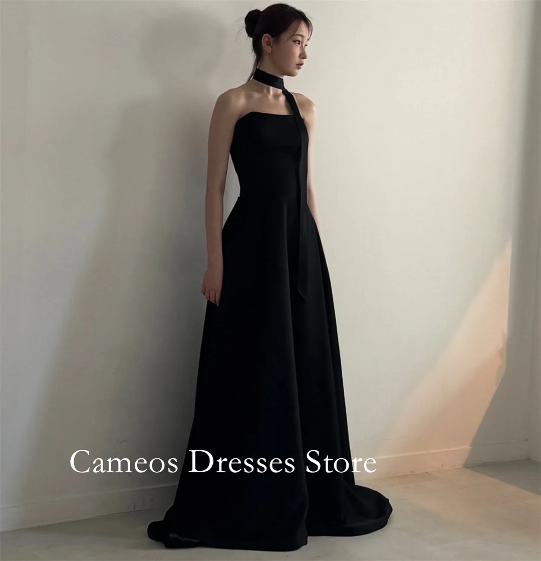 SONDR Korea Strapless Crepe Black Evening Dress Customized Formal Prom Dress Satin Simple 웨딩드레스 Occasion Party Evening
SONDR Korea Strapless Crepe Black Evening Dress Customized Formal Prom Dress Satin Simple 웨딩드레스 Occasion Party Evening