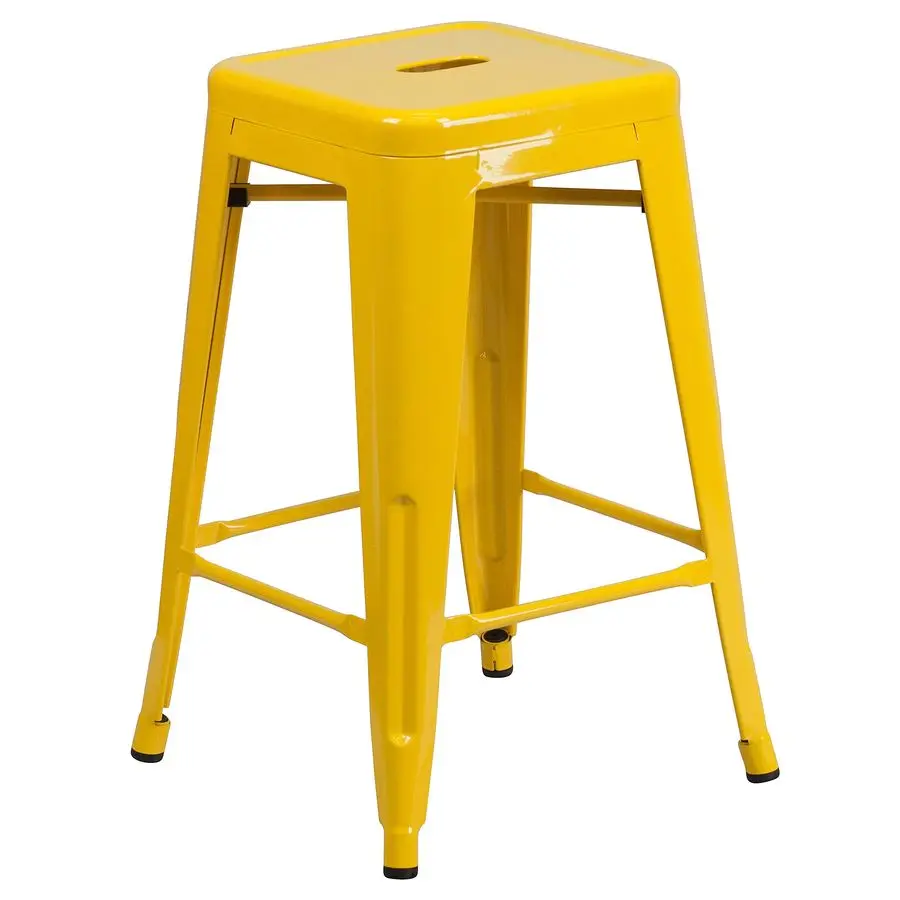 Kai Commercial Grade 24 High Backless Yellow Metal IndoorOutdoor Counter Height Stool with Square Seat
Kai Commercial Grade 24 High Backless Yellow Metal IndoorOutdoor Counter Height Stool with Square Seat