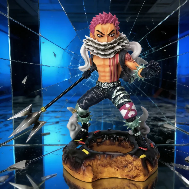 Фигурка из ПВХ «One Piece»: Шарлотта Катакури в стиле Q с сценой битвы и трезубцем, коллекционное украшение для рабочего стола для фанатов аниме
Фигурка из ПВХ «One Piece»: Шарлотта Катакури в стиле Q с сценой битвы и трезубцем, коллекционное украшение для рабочего стола для фанатов аниме