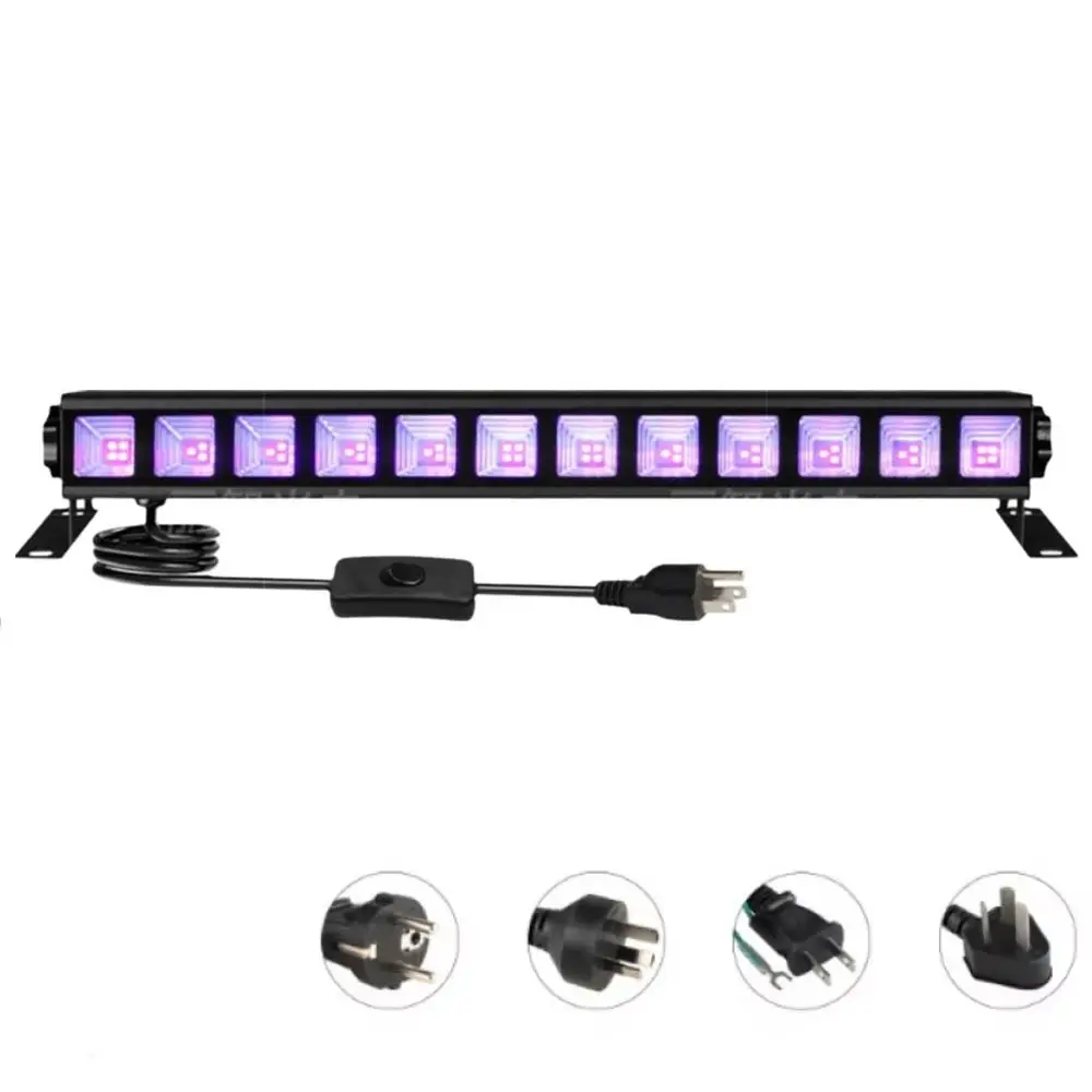 395nm Blacklight LED UV Wall Washer Light 36W Power Concert Stage LED Bar Washer Lamp Durable Aluminum Heat Dissipation
395nm Blacklight LED UV Wall Washer Light 36W Power Concert Stage LED Bar Washer Lamp Durable Aluminum Heat Dissipation