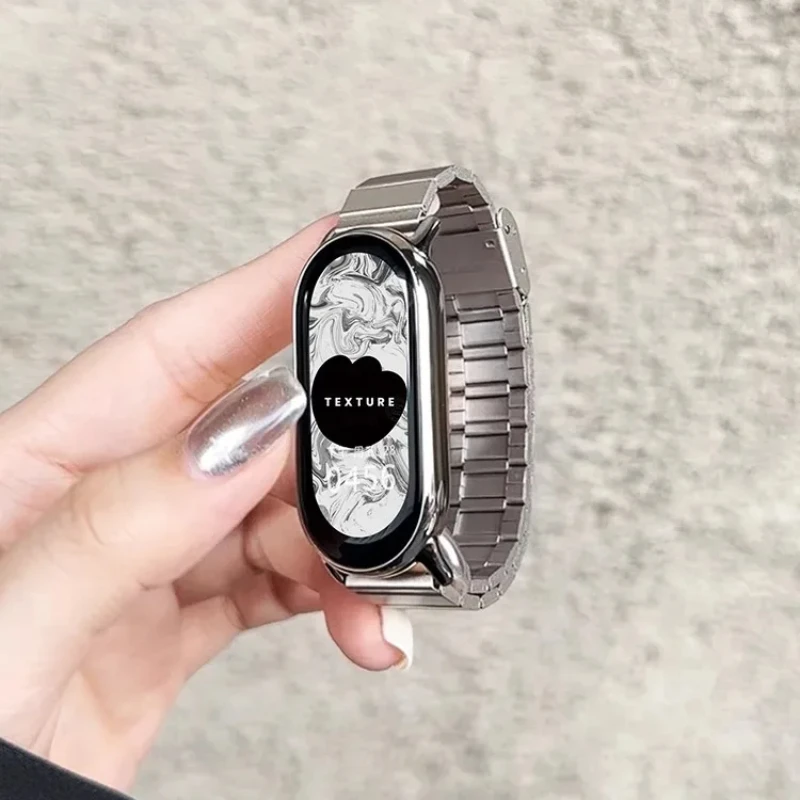 Ремешок из нержавеющей стали для Xiaomi Mi Band 8 9, металлический браслет Miband 9, сменный браслет для умных часов Redmi Watch 5/4 ремешка
Ремешок из нержавеющей стали для Xiaomi Mi Band 8 9, металлический браслет Miband 9, сменный браслет для умных часов Redmi Watch 5/4 ремешка