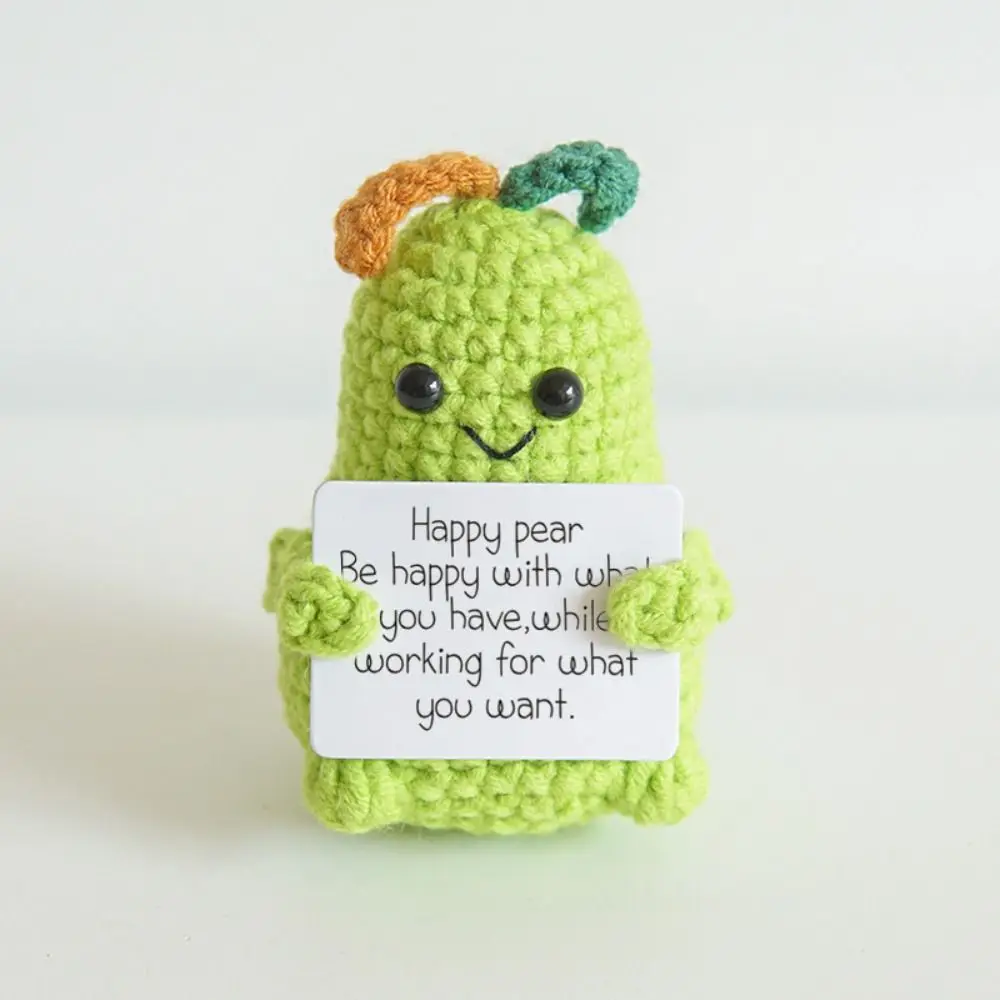 Ornaments Funny Positive Potato Office Decor Home Decoration Knitted Potato Doll Handmade with Positive Affirmation Card
Ornaments Funny Positive Potato Office Decor Home Decoration Knitted Potato Doll Handmade with Positive Affirmation Card