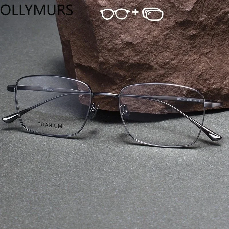 OLLYMURS Men Women Myopia Hyperopia Progressive Optical Prescription Glasses Fashion Titanium Anti-Reflective Anti-UV Eyeglasses
OLLYMURS Men Women Myopia Hyperopia Progressive Optical Prescription Glasses Fashion Titanium Anti-Reflective Anti-UV Eyeglasses