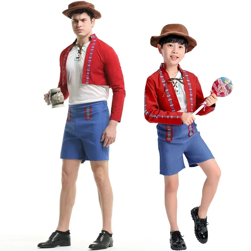 Ролевой костюм для Октоберфеста, карнавала, мужской пивной костюм в этническом стиле
Ролевой костюм для Октоберфеста, карнавала, мужской пивной костюм в этническом стиле