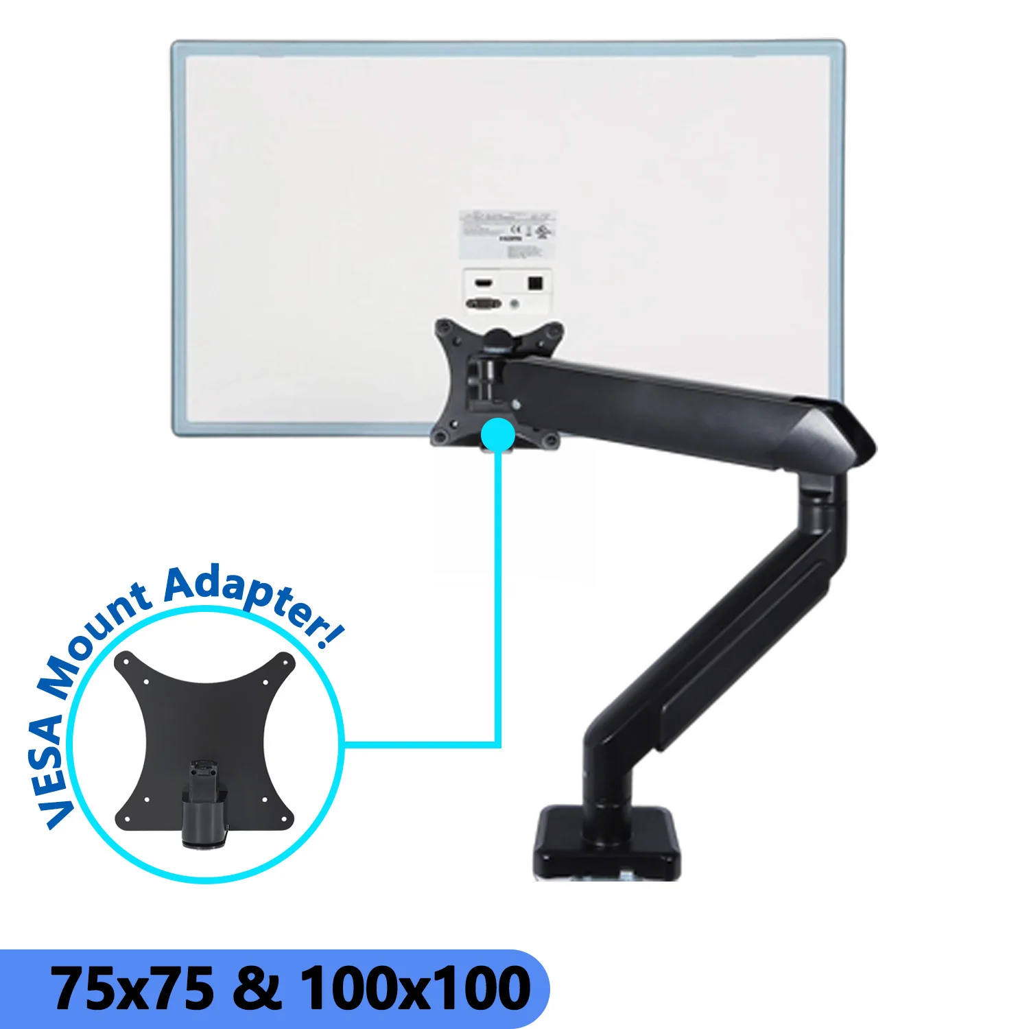 Brand New Wall Mount Bracket for Samsung S22D390H S22D360H S27D360H S27D391H VESA Adapter 75x75 & 100x100 for Monitors Arms
Brand New Wall Mount Bracket for Samsung S22D390H S22D360H S27D360H S27D391H VESA Adapter 75x75 & 100x100 for Monitors Arms