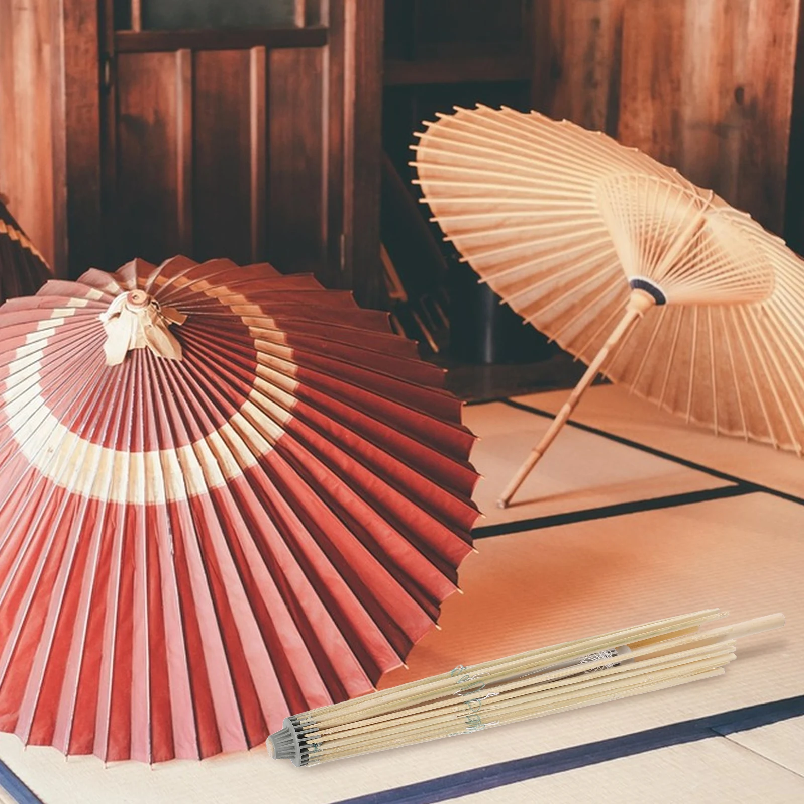 Paper Frame Oil Paper Support Handmade Bamboo Umbrella Bracket Replacement Accessories Durable Decorative Stand Stage Umbrella
Paper Frame Oil Paper Support Handmade Bamboo Umbrella Bracket Replacement Accessories Durable Decorative Stand Stage Umbrella