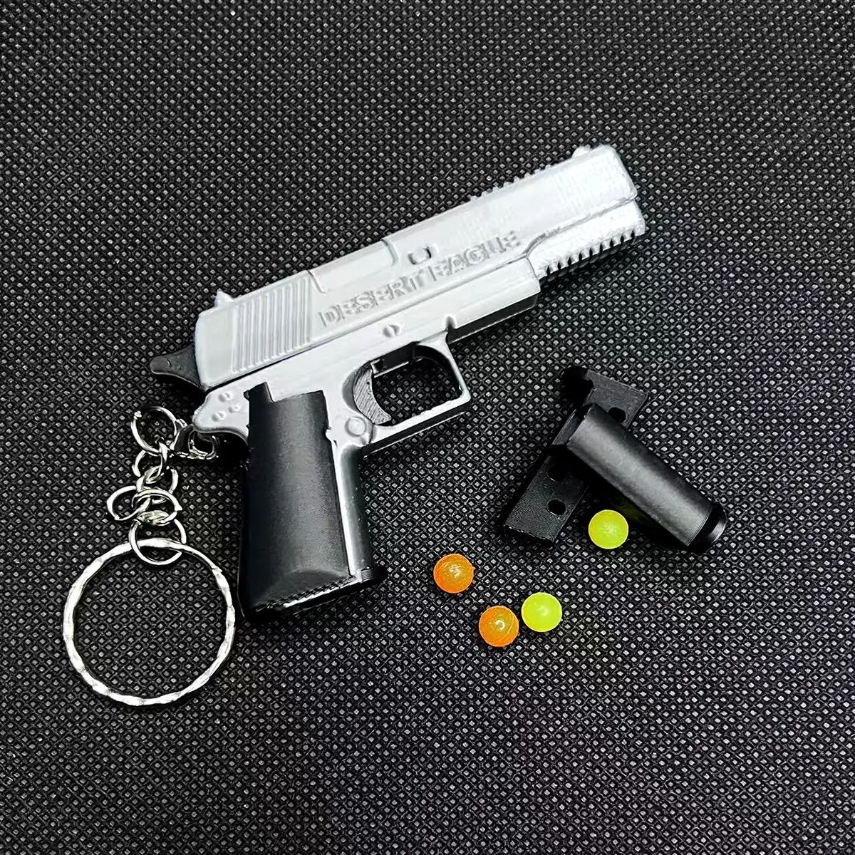 Hot Selling Classic CSGO Mini AQK Desert Eagle Toy Pull Back Launchable Balls Keychain Bag Pendant Desk Decor Prop Novelty Gift
Hot Selling Classic CSGO Mini AQK Desert Eagle Toy Pull Back Launchable Balls Keychain Bag Pendant Desk Decor Prop Novelty Gift
