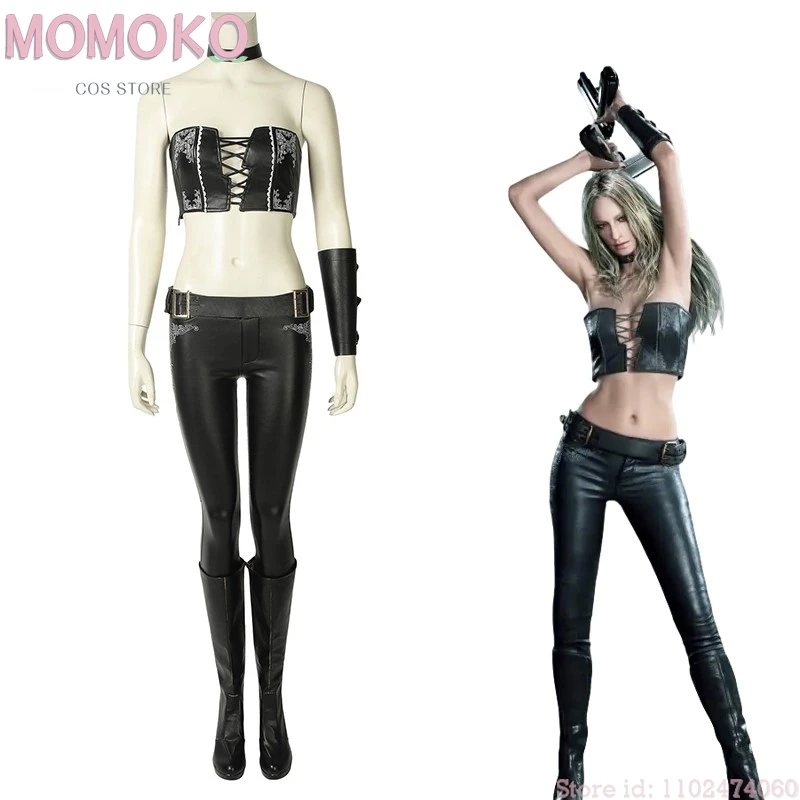 DMC Trish Косплей Костюм Парик Черный Топ Брюки Дьявол Game Hunter May Cry Женский Сексуальный Парик Хэллоуин Карнавал Аниме Униформа Для Ролевых Игр
DMC Trish Косплей Костюм Парик Черный Топ Брюки Дьявол Game Hunter May Cry Женский Сексуальный Парик Хэллоуин Карнавал Аниме Униформа Для Ролевых Игр