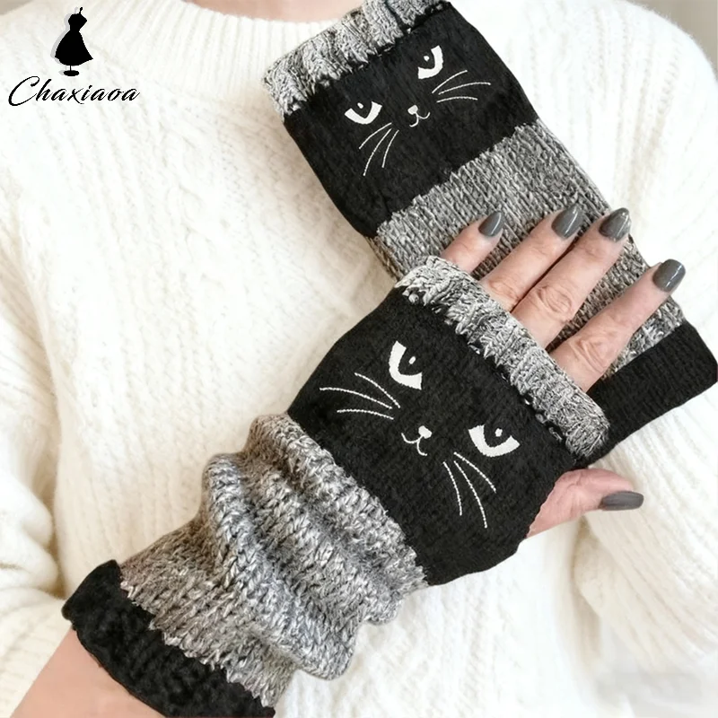 Термальные зимние перчатки с принтом, теплые перчатки без пальцев с милым котом, Хэллоуин, Рождество, унисекс, антихолодные утолщенные варежки с сенсорным экраном
Термальные зимние перчатки с принтом, теплые перчатки без пальцев с милым котом, Хэллоуин, Рождество, унисекс, антихолодные утолщенные варежки с сенсорным экраном