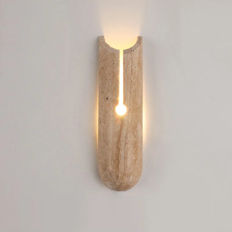 Nordic Wabi-Sabi Travertine LED Wall Lamp - Retro Creative for Bedroom Bedside, Background Wall, Corridor & Balcony
Nordic Wabi-Sabi Travertine LED Wall Lamp - Retro Creative for Bedroom Bedside, Background Wall, Corridor & Balcony