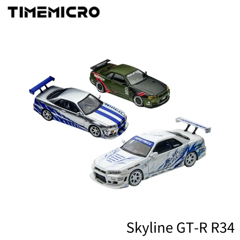 TM 1:64 Nissan Skyline GT-R R34 Cast Aluminum Die-Cast Static Alloy Car Model, Boys' Toy Collection Decoration Item.
TM 1:64 Nissan Skyline GT-R R34 Cast Aluminum Die-Cast Static Alloy Car Model, Boys' Toy Collection Decoration Item.