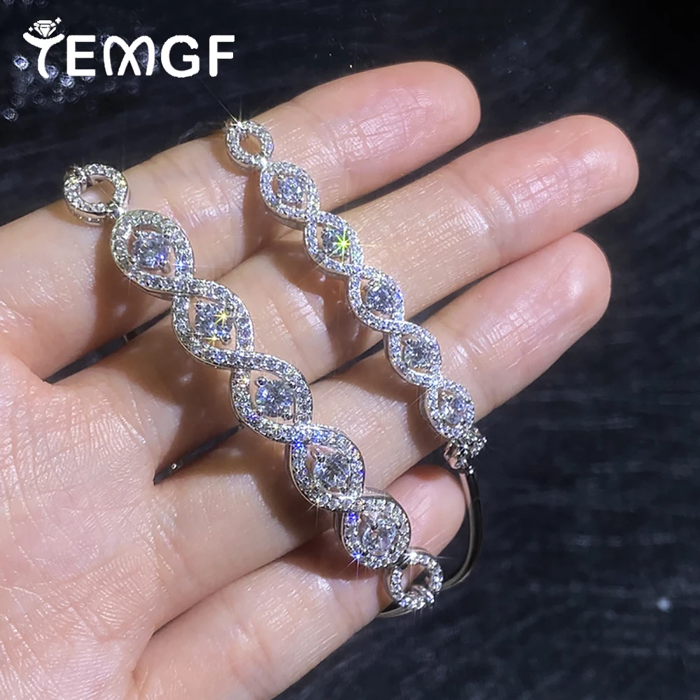 Браслеты TEMGF 3 мм/4 мм с цирконием и муассанитом, серебряная цепочка 925 пробы, регулируемая для женщин, блестящие ювелирные изделия, красочный модный предмет
Браслеты TEMGF 3 мм/4 мм с цирконием и муассанитом, серебряная цепочка 925 пробы, регулируемая для женщин, блестящие ювелирные изделия, красочный модный предмет