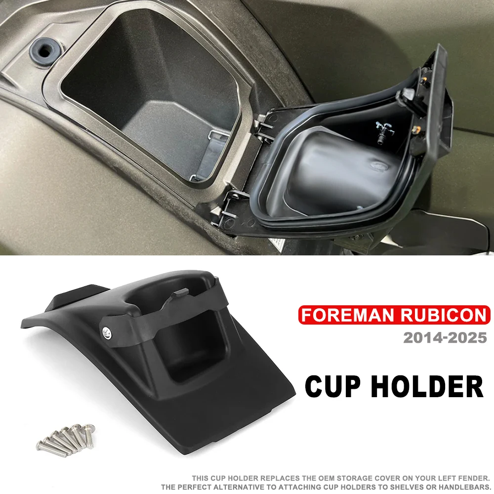Для Honda Foreman Rubicon 2014-2025 ATV Fender Подстаканник-прочный многофункциональный держатель для напитков
Для Honda Foreman Rubicon 2014-2025 ATV Fender Подстаканник-прочный многофункциональный держатель для напитков