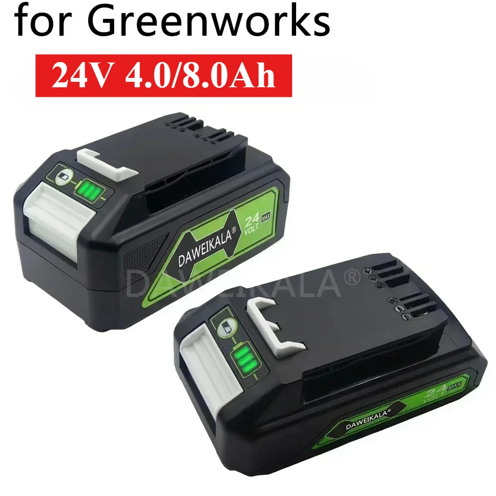 For Greenworks 24V 8.0Ah Lithium Battery Greenworks Battery for Greenworks 24V 48V Tools MO24B410 MO48L4211 HT24B210 21342
For Greenworks 24V 8.0Ah Lithium Battery Greenworks Battery for Greenworks 24V 48V Tools MO24B410 MO48L4211 HT24B210 21342