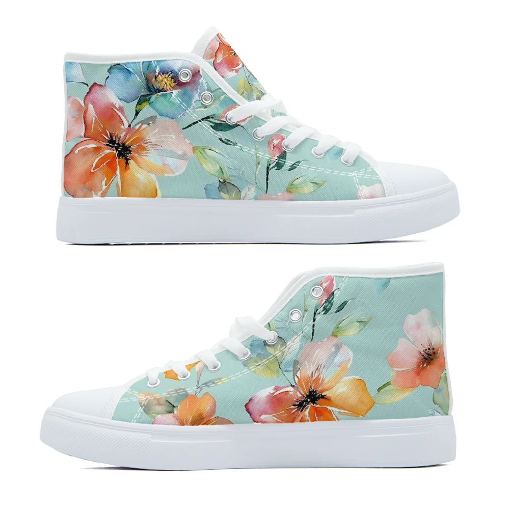 Watercolor floral print art print fashionable women's canvas shoes, versatile fashion shoes girl campus sneakers
Watercolor floral print art print fashionable women's canvas shoes, versatile fashion shoes girl campus sneakers