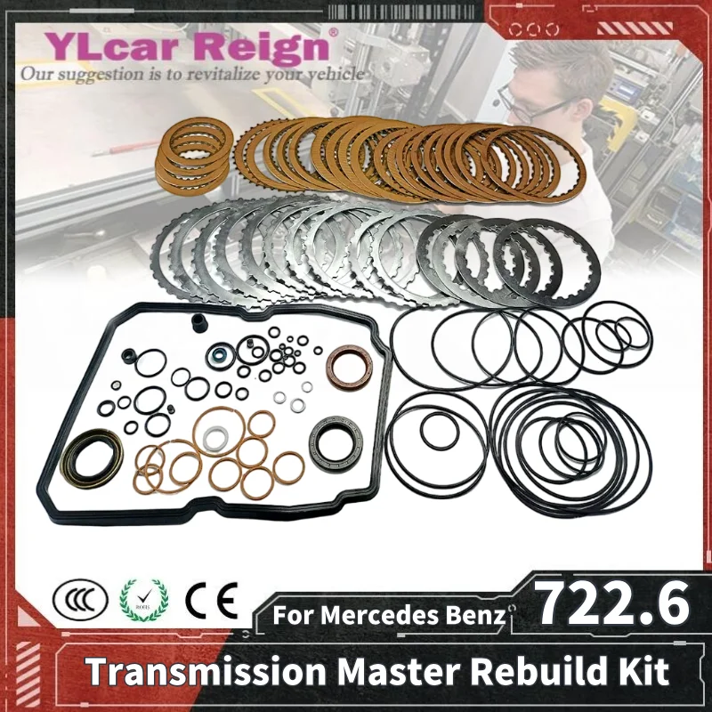 722.6 Главный комплект для восстановления автоматической коробки передач, ремонтный комплект, фрикционные диски для Mercedes Benz, автомобильные аксессуары, автозапчасти
722.6 Главный комплект для восстановления автоматической коробки передач, ремонтный комплект, фрикционные диски для Mercedes Benz, автомобильные аксессуары, автозапчасти