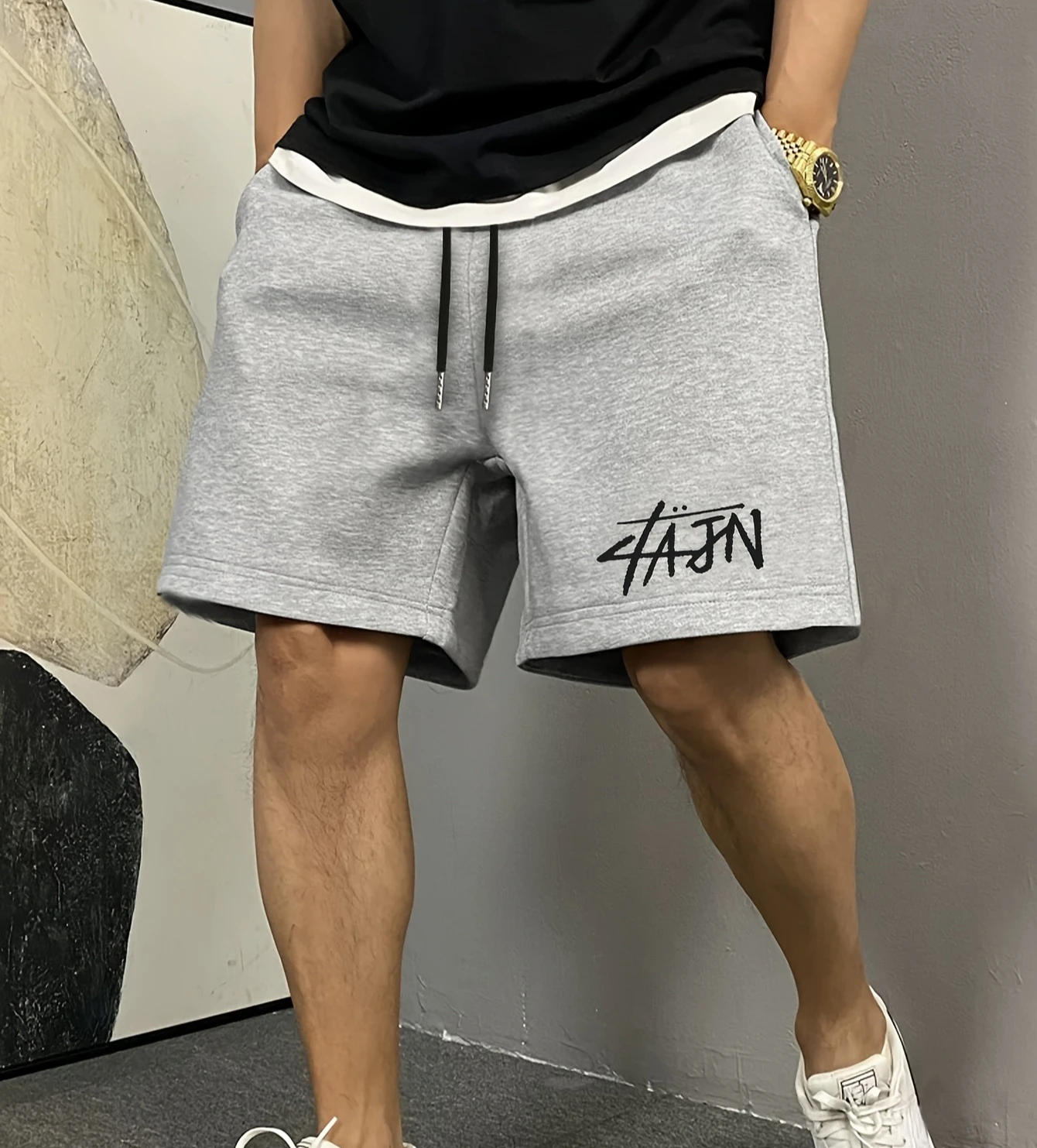 Summer Men's Casual Fashion Letter Print Shorts Breathable Fabric Stylish Versatile Suitable for Sports and Everyday Wear
Summer Men's Casual Fashion Letter Print Shorts Breathable Fabric Stylish Versatile Suitable for Sports and Everyday Wear