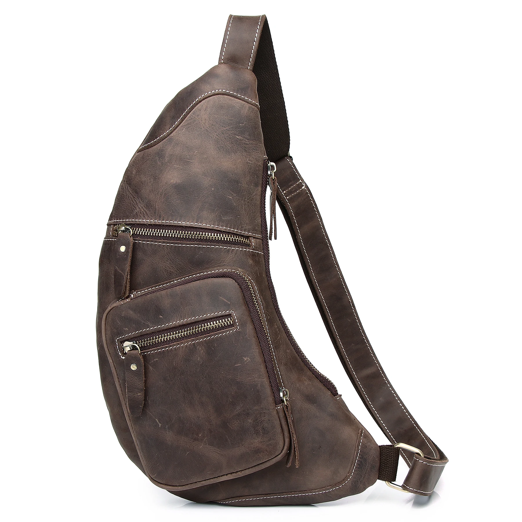 Men Sling Bag Backpack for Men Vintage Leather Crossbody Shoulder Chest Day Pack Backpacks
Men Sling Bag Backpack for Men Vintage Leather Crossbody Shoulder Chest Day Pack Backpacks