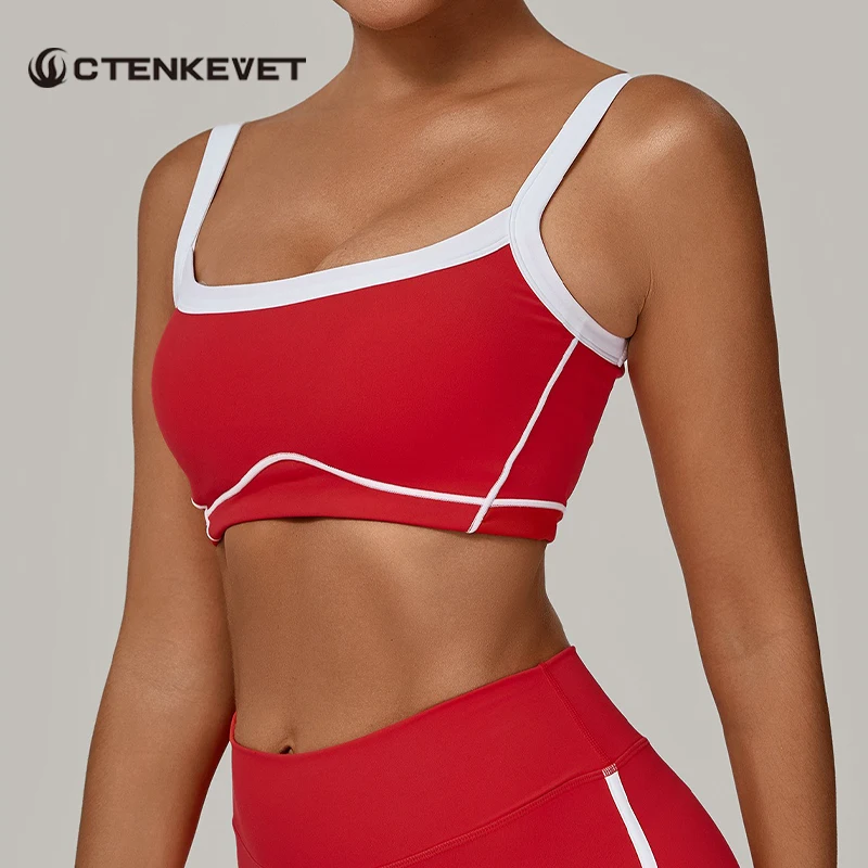 Ctenkevet Women Color Blocking Sports Underwear Gym Workout Push Up Yoga Bra Female Beautiful Back Sportswear Woman Crop Top
Ctenkevet Women Color Blocking Sports Underwear Gym Workout Push Up Yoga Bra Female Beautiful Back Sportswear Woman Crop Top