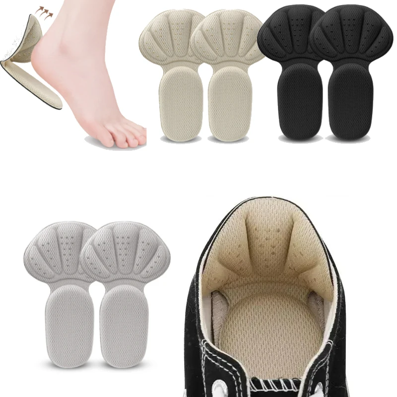 New 2 in 1 Sponge Heel Cushion Back of Inserts Heel Protectors Shoe Pads for Shoe Too Big Soft Mesh Heel Grips Shoes Insoles 
New 2 in 1 Sponge Heel Cushion Back of Inserts Heel Protectors Shoe Pads for Shoe Too Big Soft Mesh Heel Grips Shoes Insoles