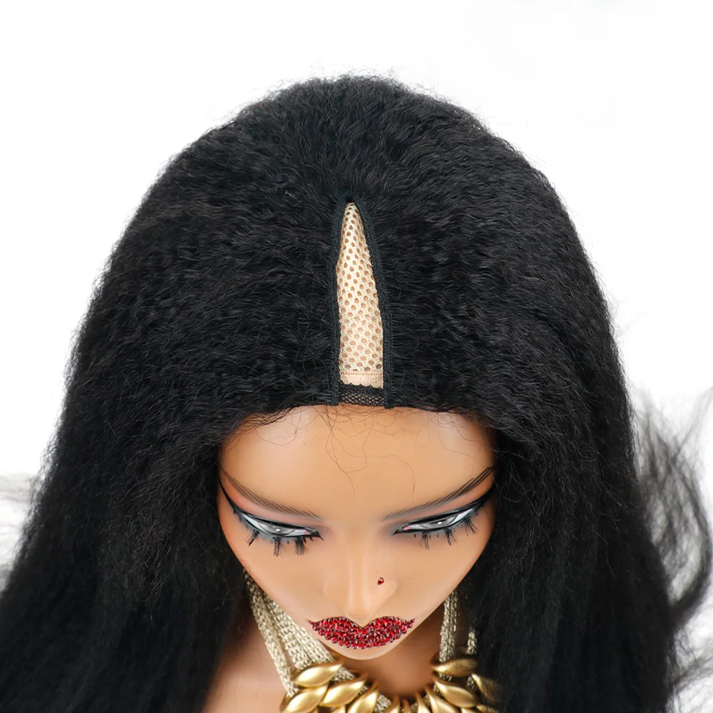 V Part Kinky Straight Human Hair Wig V Part Kinky Straight Glueless Wigs 200 Density 32 Inches Daily Use Full Machine Made Wigs
V Part Kinky Straight Human Hair Wig V Part Kinky Straight Glueless Wigs 200 Density 32 Inches Daily Use Full Machine Made Wigs