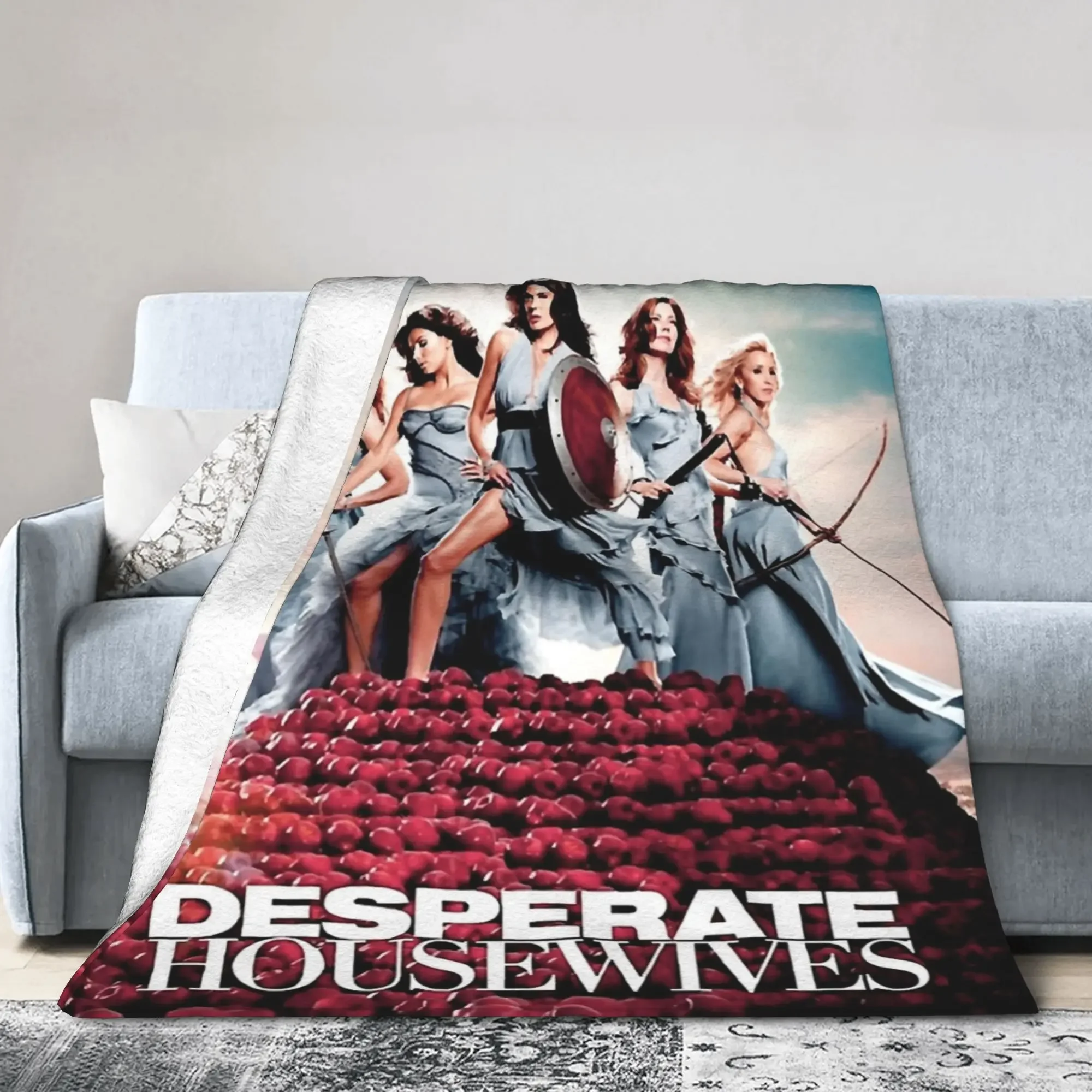 Desperate Housewives TV Show Fleece Blanket Soft Warm Throw for Home Travel Autumn Winter Use Featuring Susan Lynette Bree
Desperate Housewives TV Show Fleece Blanket Soft Warm Throw for Home Travel Autumn Winter Use Featuring Susan Lynette Bree