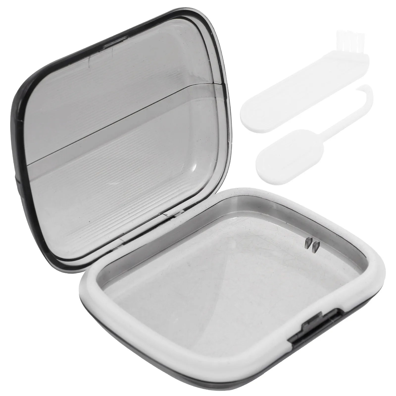 1 set 1 Set Portable Retainer Case For Braces Orthodontic Retainer Box Travel Denture Container Compact Lightweight Safety Lock
1 set 1 Set Portable Retainer Case For Braces Orthodontic Retainer Box Travel Denture Container Compact Lightweight Safety Lock