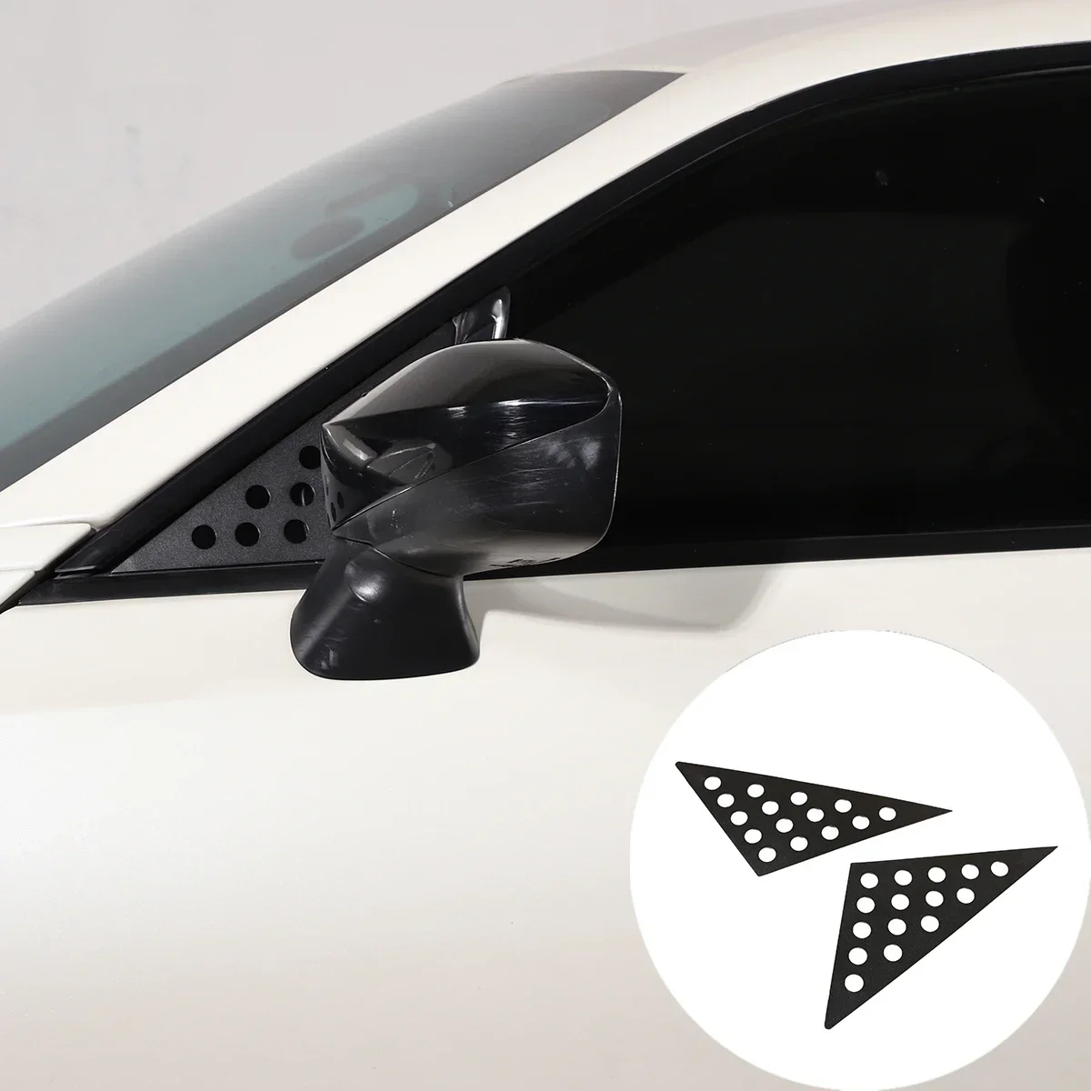 For Toyota 86 Subaru BRZ 2012-2020 Aluminum Alloy Black car rear triangle window protective plate decoration sticker accessories
For Toyota 86 Subaru BRZ 2012-2020 Aluminum Alloy Black car rear triangle window protective plate decoration sticker accessories